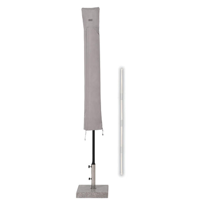 Sekey Parasol Protective Cover for Cantilever Parasol, Tear-Resistant, Grey, 260 x 65 cm