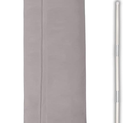Sekey Parasol Protective Cover for Cantilever Parasol, Tear-Resistant, Grey, 260 x 65 cm