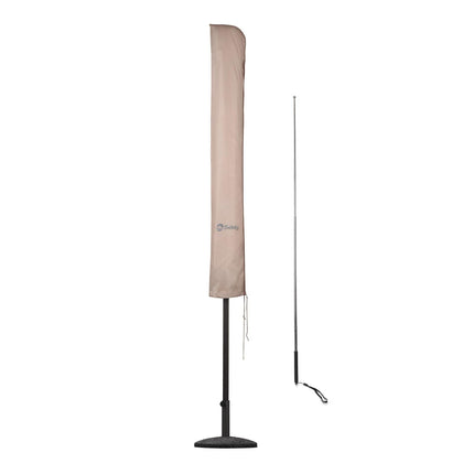 Sekey Parasol Protective Cover for 300 cm Parasol | With Mounting Rod & Zip (175 x 30.5/36.5 cm) - Waterproof, UV 50+