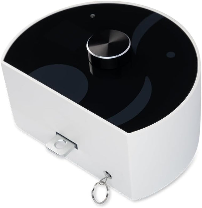 elvent Lullaby Motor for Spring Cradle, Made in Germany, Smart Display, Low Noise (White/Black)