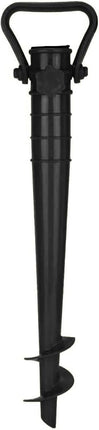 Sekey Parasol Holder Beach or Earth Black with Ground Dowel for Parasol