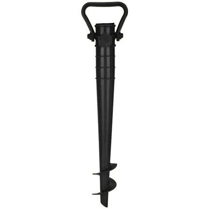 Sekey Parasol Holder Beach or Earth Black with Ground Dowel for Parasol