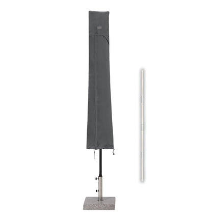 Sekey Parasol Protective Cover for Cantilever Parasol, Tear-Resistant, Grey, 260 x 65 cm