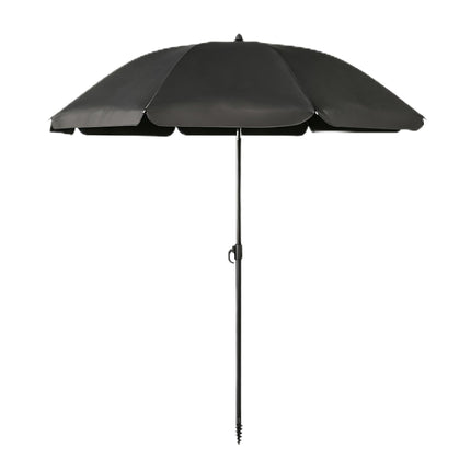 Sunula Parasol with Protective Cover, Tilting & Height Adjustable, 160/180 cm Selectable, UV Protection UPF 50+, GRS Recycled Cover, Ideal for Beach, Patio & Garden
