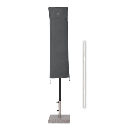 Sekey Parasol Protective Cover for Cantilever Parasol, Tear-Resistant, Grey, 260 x 65 cm