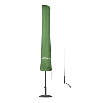 Sekey Parasol Protective Cover for 300 cm Parasol | With Mounting Rod & Zip (175 x 30.5/36.5 cm) - Waterproof, UV 50+