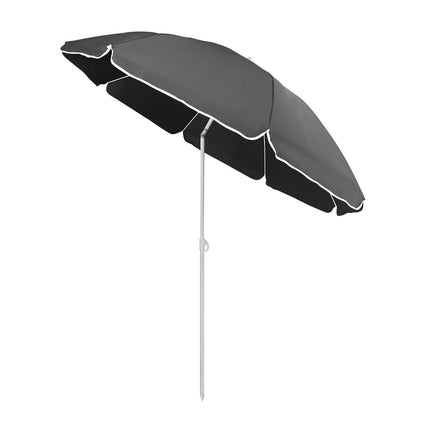 Sunula Parasol with Protective Cover, Tilting & Height Adjustable, 160/180 cm Selectable, UV Protection UPF 50+, GRS Recycled Cover, Ideal for Beach, Patio & Garden