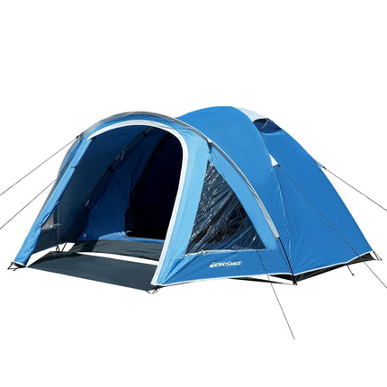 EchoSmile Tent 4 Person Waterproof 5000 mm Dome Tent with Awning Ultralight Camping Tents 3-4 Seasons Camping Tent Bivouac Tent for Trekking, Garden, Festival