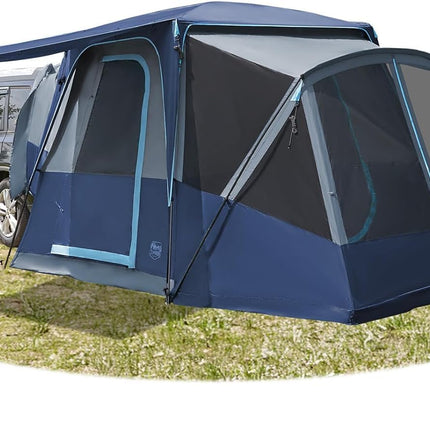 Timber Ridge Rear Tent Car 5 People with Awning Car Tent Tailgate | 397 cm x 305 cm x 220 cm 3000 mm waterproof camping tent SUV with awning for caravan family travel