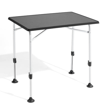 Westfield Outdoors Viper 80 Camping Table, Height Adjustable Garden Table, 80 x 60 cm Table Top for 2-4 People, Durable and Easy to Clean, Foldable, for Camping, Garden and Caravan