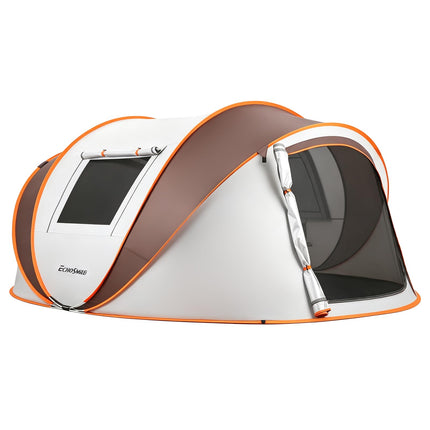 EchoSmile Pop Up Tent 4-8 People, Pop-Up Tent Waterproof with 2 Ventilation Windows, Family Tent & Camping Tent for Picnic, Hiking and Outdoor Activities