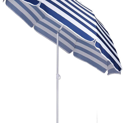 Sunula Parasol with Protective Cover, Tilting & Height Adjustable, 160/180 cm Selectable, UV Protection UPF 50+, GRS Recycled Cover, Ideal for Beach, Patio & Garden