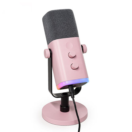 FIFINE XLR Streaming Microphone with Arm for Podcast Studio, USB Dynamic Microphone Gaming PC with Mute Button, for PS4/5 Mac Mixer Sound Cards
