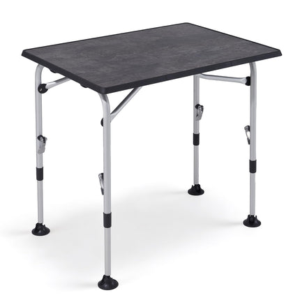 Westfield Outdoors Superb Folding Camping Table, Height Adjustable, Folding Table for 4-8 People, Sturdy Garden Table, Folding Table with Wide Feet for Camping, Caravan & Patio, Grey