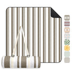 200 x 300 cm / Taupe - Stripes