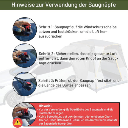 TIMBER RIDGE 5 Person UV Tent with Film Screen Weather Resistant Portable for Car, SUV, Van, Camping, Includes Rain Cover and Storage Bag, 3M W x 20cm L x 18cm H | 2000 mm Wasserdicht Camping Zelt SUV für Wohnwagen Familie Reise 305cmx245cm
